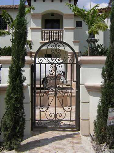 Ornamental Gates West Side Iron Aluminum Galvanized Miami Florida