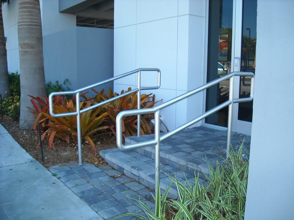 railing for handicap ramp