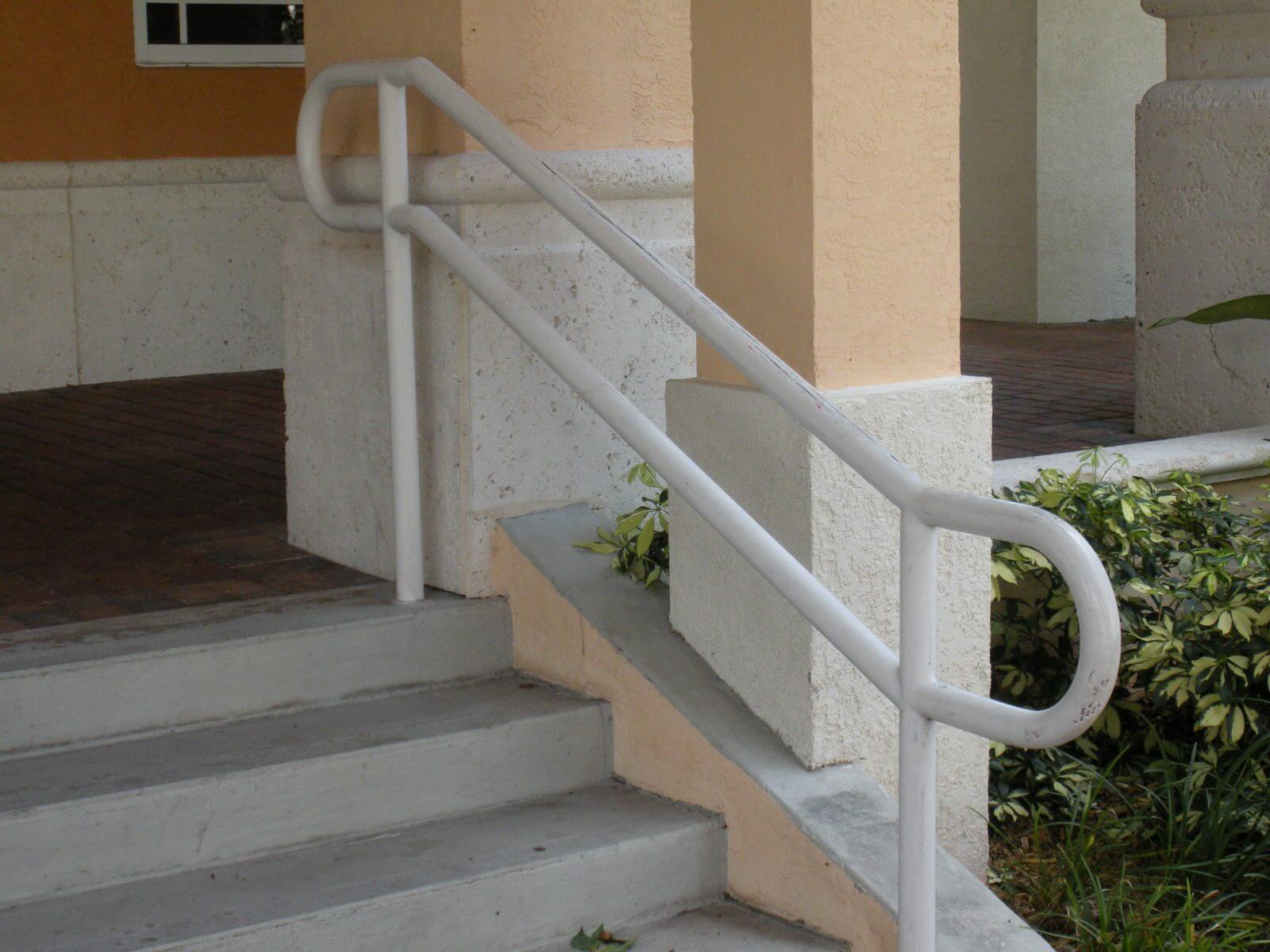 samples of wooden handicap railings