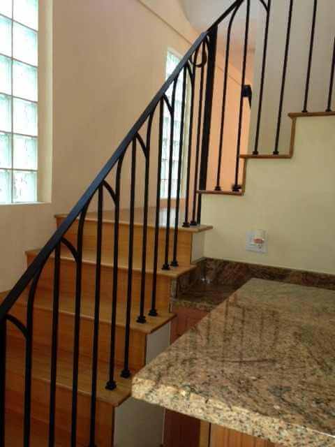 Ornamental Indoor Stair Railings West Side Iron Aluminum Miami Florida
